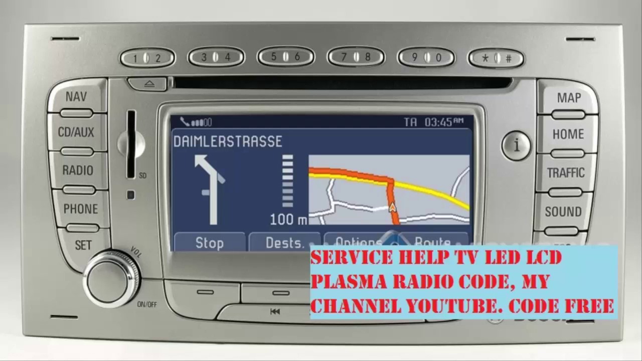 ford radio code free